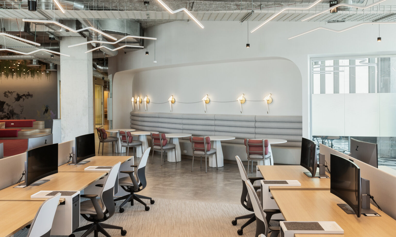 Office furniture installation by Headquarters Moving LLC